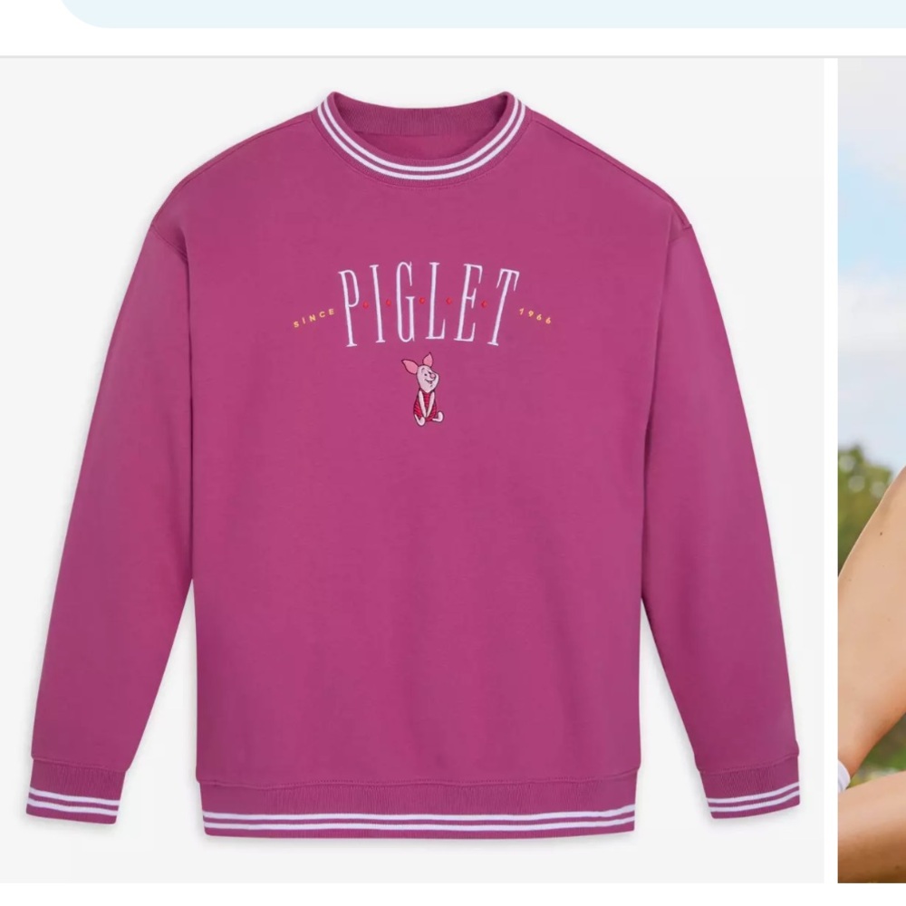 Piglet Pullover Sweatshirt for Adults – Winnie the Pooh
